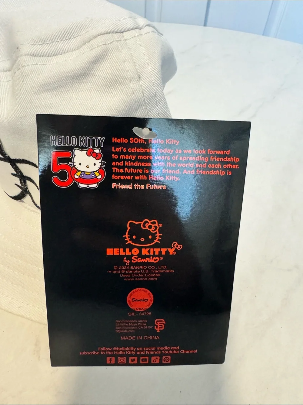 Hello Kitty San Francisco Giants Bucket Hat